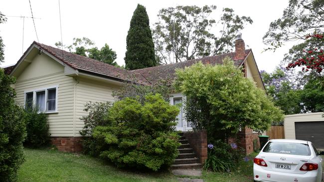 The home of Olga Edwards in West Pennant Hills. Picture: Jonathan Ng