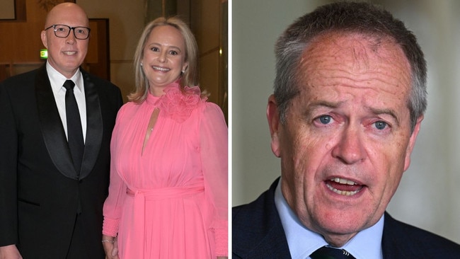 Bill Shorten has blasted Victorian Labor's social media meme targeting Peter Dutton and his wife Kirilly.