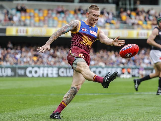 Dayne Beams spent the past four years with the Lions, but always planned to return to the Pies. Picture: AAP