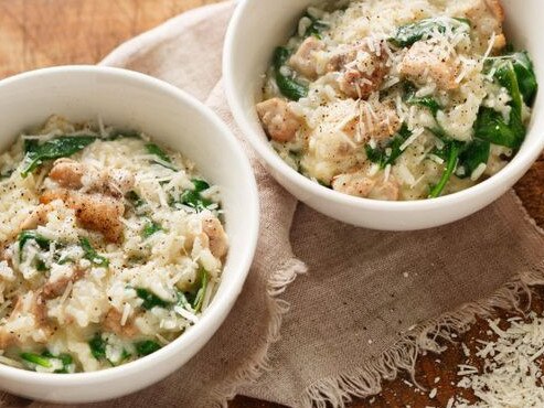 Chicken risotto.