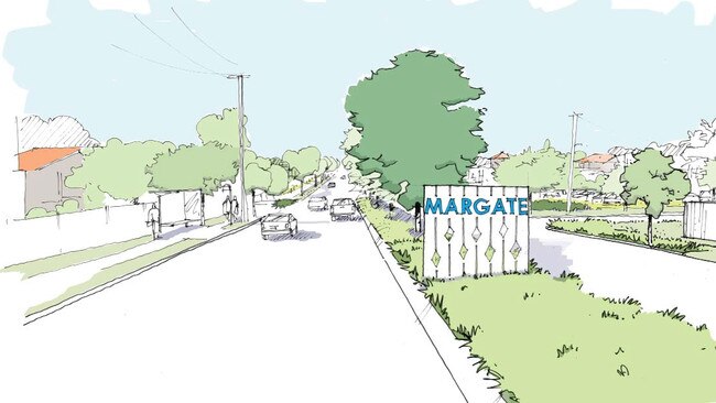 A possible design for an entrance sign into Margate.