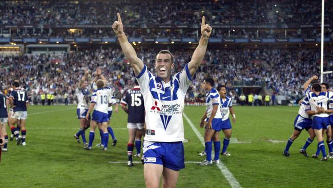 It’s a far cry from his heady days with the Bulldogs, where he won a grand final in 2004. Picture: News Corp