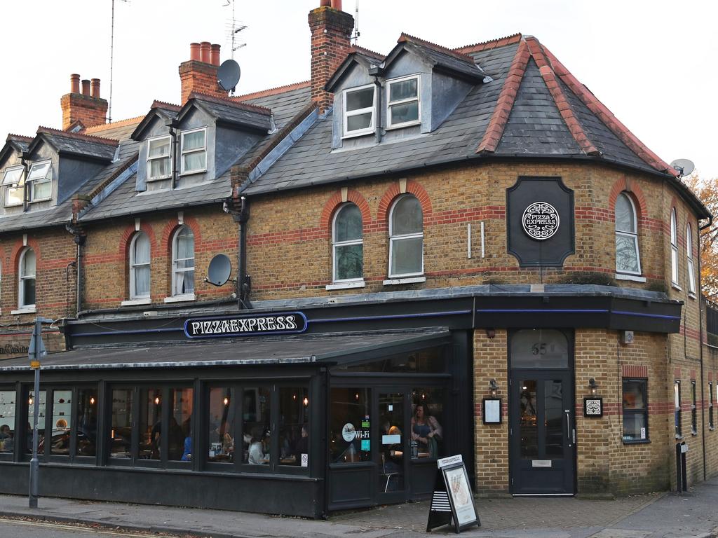 The Pizza Express restaurant in Woking. Picture: Andrew Matthews/PA Wire