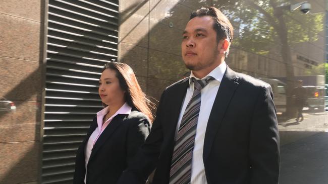 Judy Thanh Truc (or Judy Nguyen, Truc Thanh Le Nguyen) and Joseph Ngo (or Tri Doc Ngo) formerly of LJ Hooker outside the court in 2017.