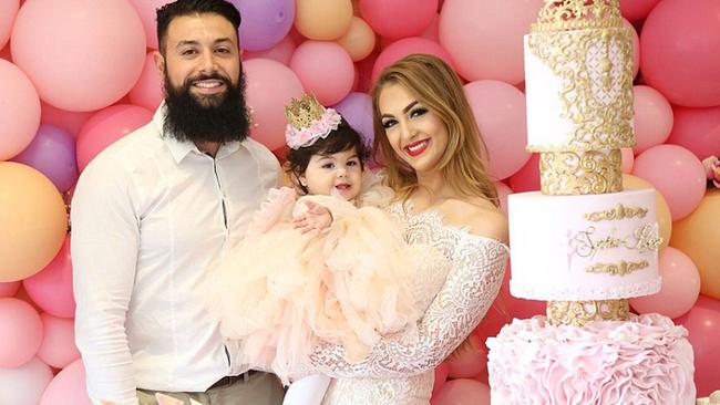 Fatima Elkheir, the sister of Salim Mehajer, threw a lavish birthday party for her daughter, Sophia Rose. Picture: Digital Video Images