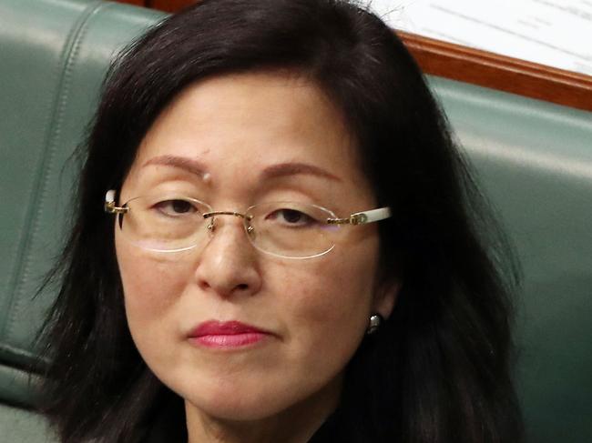 Gladys Liu during Question Time in the House of Representatives in Parliament House in Canberra. Picture Gary Ramage