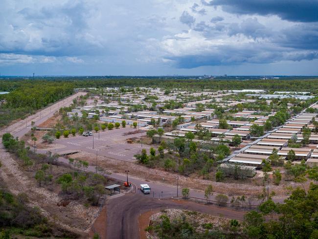 The former miners’ camp at Howard Springs that was used as a Covid quarantine facility. Picture: Che Chorley