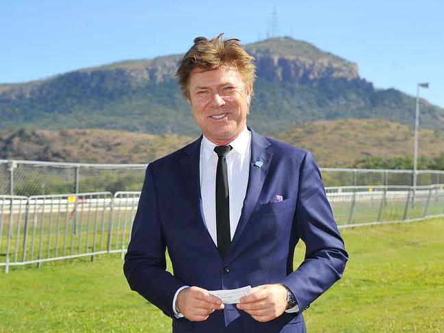 Ladies Day at Cluden Park. Channel 9's Richard Wilkins. Picture: Shae Beplate