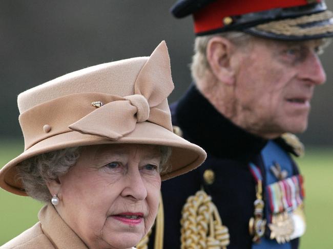 Always by her side. Picture: AFP