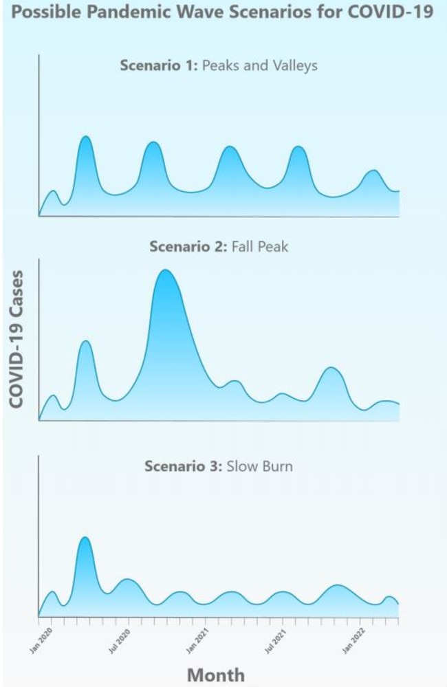 Researchers have modelled different scenarios for the future of the COVID-19 pandemic.