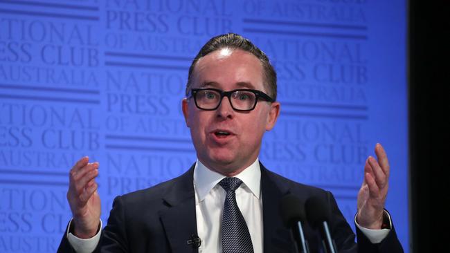 Alan Joyce — exceedingly well paid, but worth it. Picture: Gary Ramage.