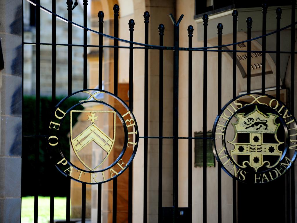 The University of Sydney's St Pauls College. Picture: Tracey Nearmy/AAP