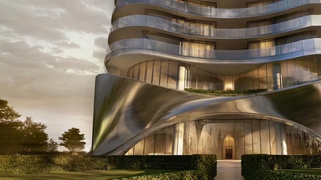 Sunland Group’s 44-storey tower at 272 Hedges Avenue, Mermaid Beach would have been in a seven-storey zone under the previous planning scheme. Sunland project