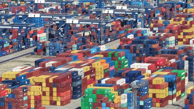 Deloitte supply chain consulting partner Chris Coldrick said much of the freight being shipped to Australia for Christmas would have already arrived and any disruptions would likely affect businesses in January. Picture: AFP