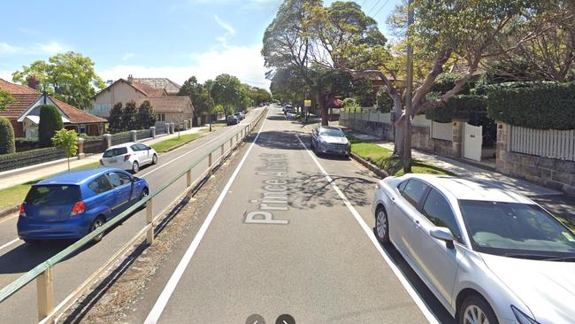 Prince Albert St in Mosman. Picture: Google Maps