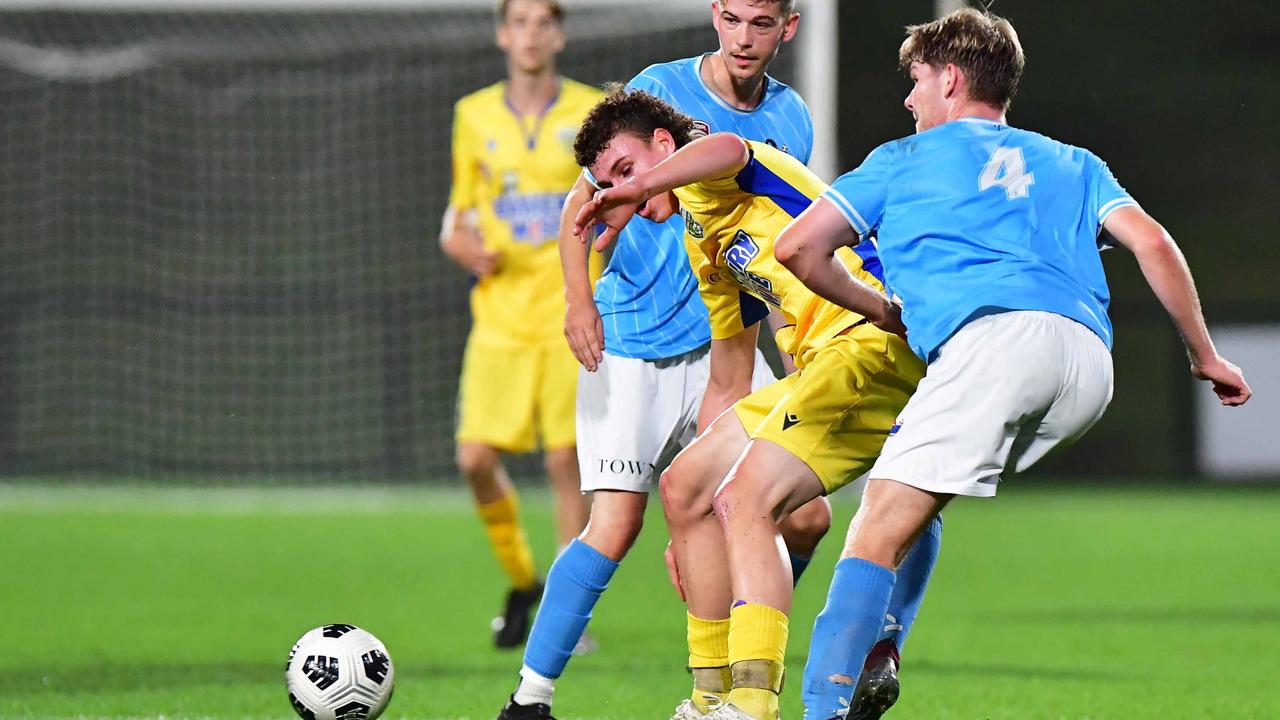 SOCCER: Men's, Kawana V Maroochydore Swans. Picture: Patrick Woods.