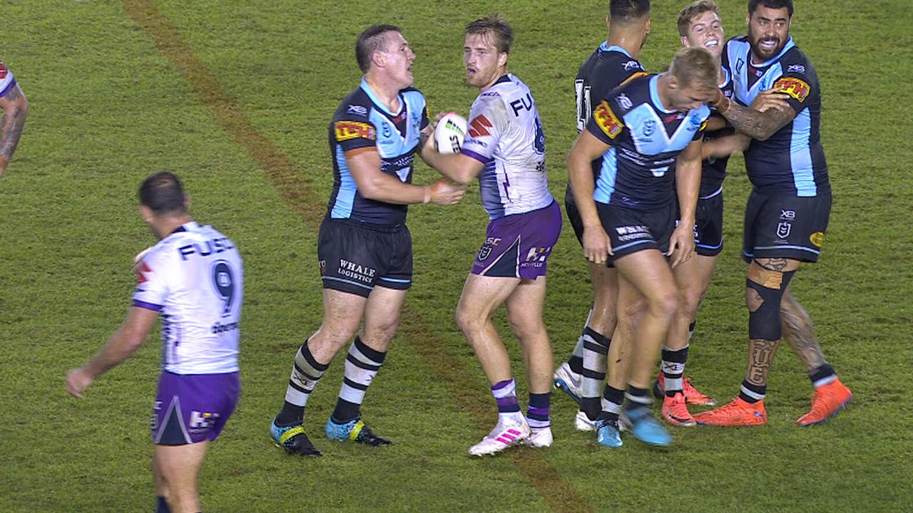 NRL 2019: New footage of Cameron Smith’s bust-up with Cameron Munster ...