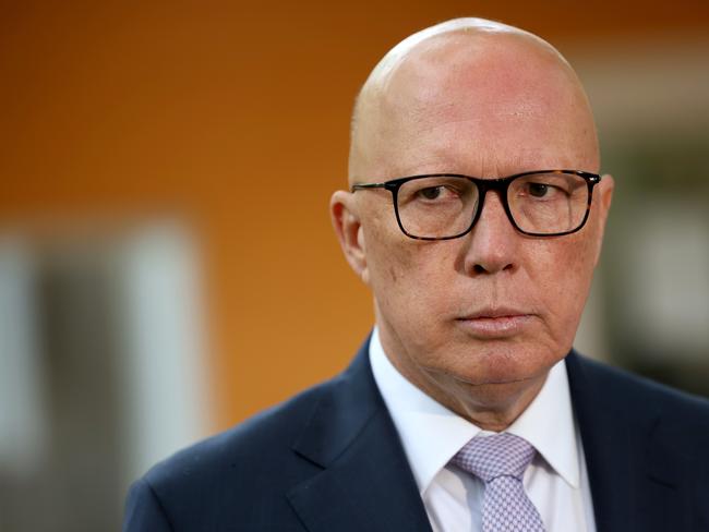 Labor is targeting Peter Dutton over his ‘arrogant, aggressive and reckless’ personality. Picture: Damian Shaw