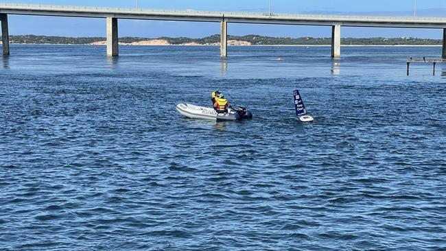 The sailing drone will survey the waters of Phillip Island, collecting information on water temperature, fish abundance and the salt level which will help researchers better understand the penguins.