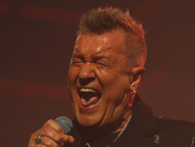 SYDNEY, AUSTRALIA - NOVEMBER 28:  Jimmy Barnes performs on stage during the 31st Annual ARIA Awards 2017 at The Star on November 28, 2017 in Sydney, Australia.  (Photo by Zak Kaczmarek/Getty Images for ARIA)