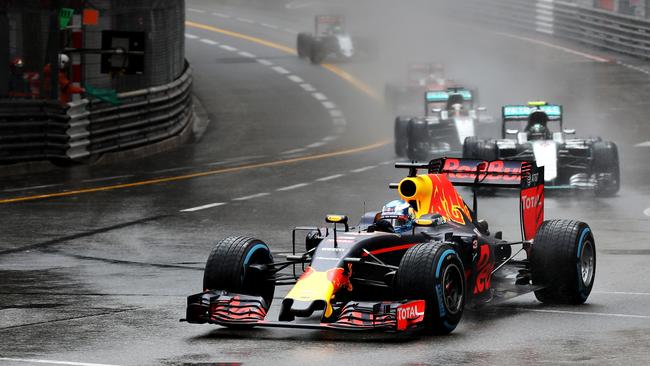Daniel Ricciardo leads the way in the Monaco GP.