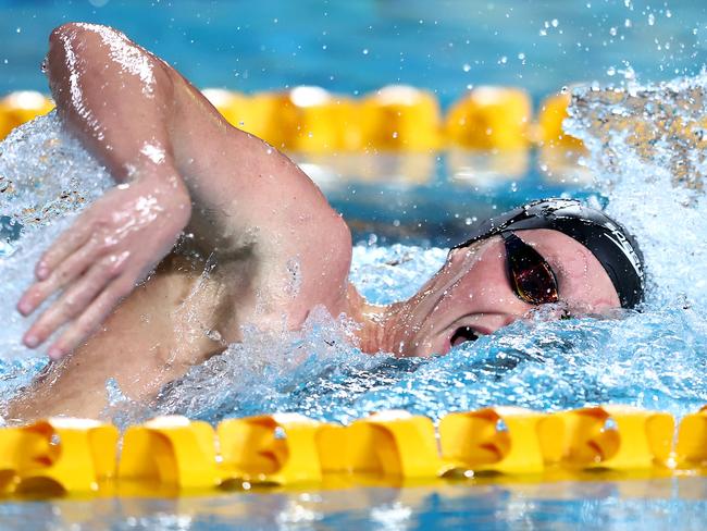 Winnington powering his way to his second victory of the week. Picture: Chris Hyde/Getty Images