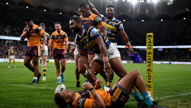 Parramatta dominated from start to finish. AAP Image/Dan Himbrechts.