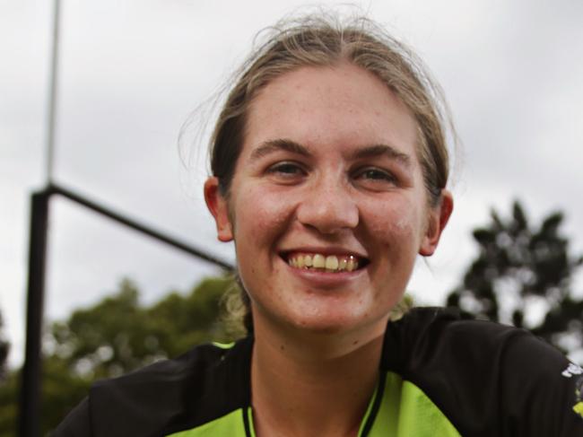 17/10/18 Young north shore cricketer Saskia Horley who will be announced to play for the Sydney Thunder at Chatswood Oval. Picture: Adam Yip / Manly Daily