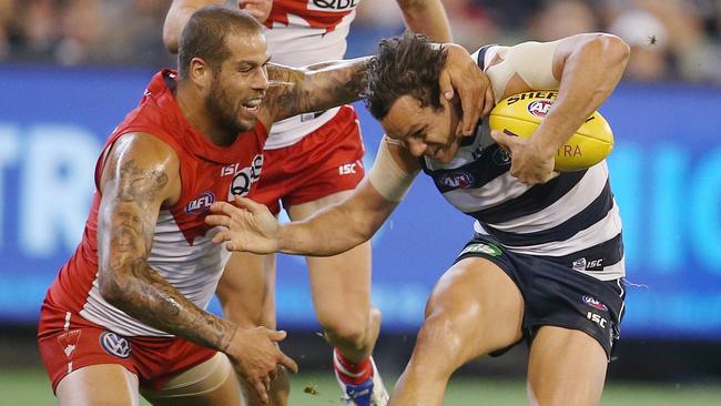 Lance Franklin and Steven Motlop’s free agency exits have earned their clubs the same draft pick. Photo: Michael Klein