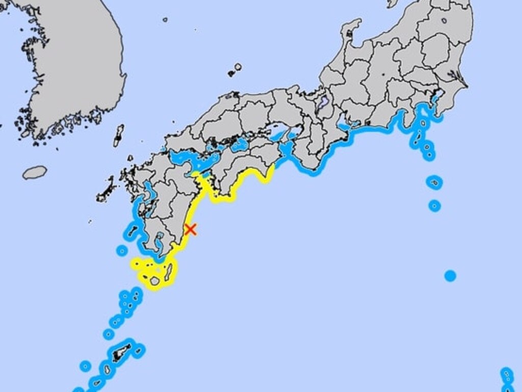 Japan earthquake Two tremors rock southern Japan, tsunami warnings