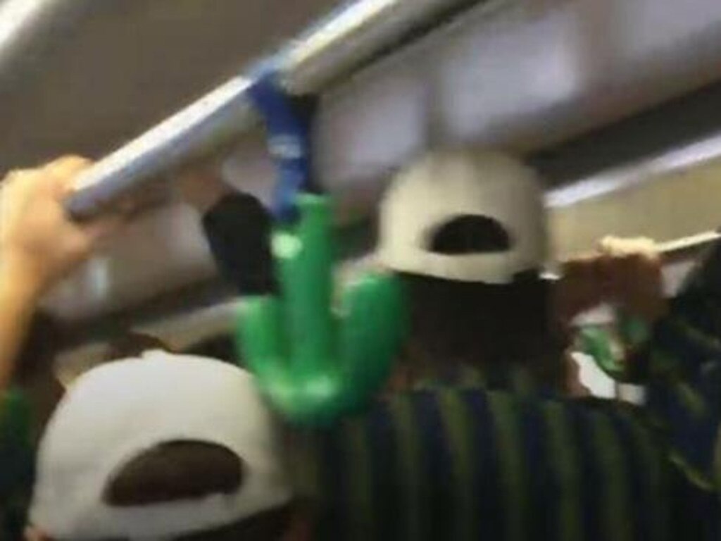 St Kevin's students filmed on a Melbourne tram chanting sexist lyrics.