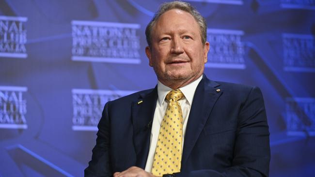 Fortescue founder Andrew Forrest. Picture: NCA NewsWire / Martin Ollman