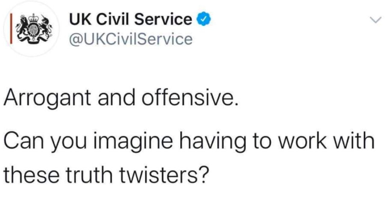 The tweet has now been deleted.