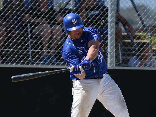 Greater Brisbane League baseball - Coomera vs Surfers Paradise at Beenleigh. Surfers’ Shane Thomson. Picture: Mike Batterham