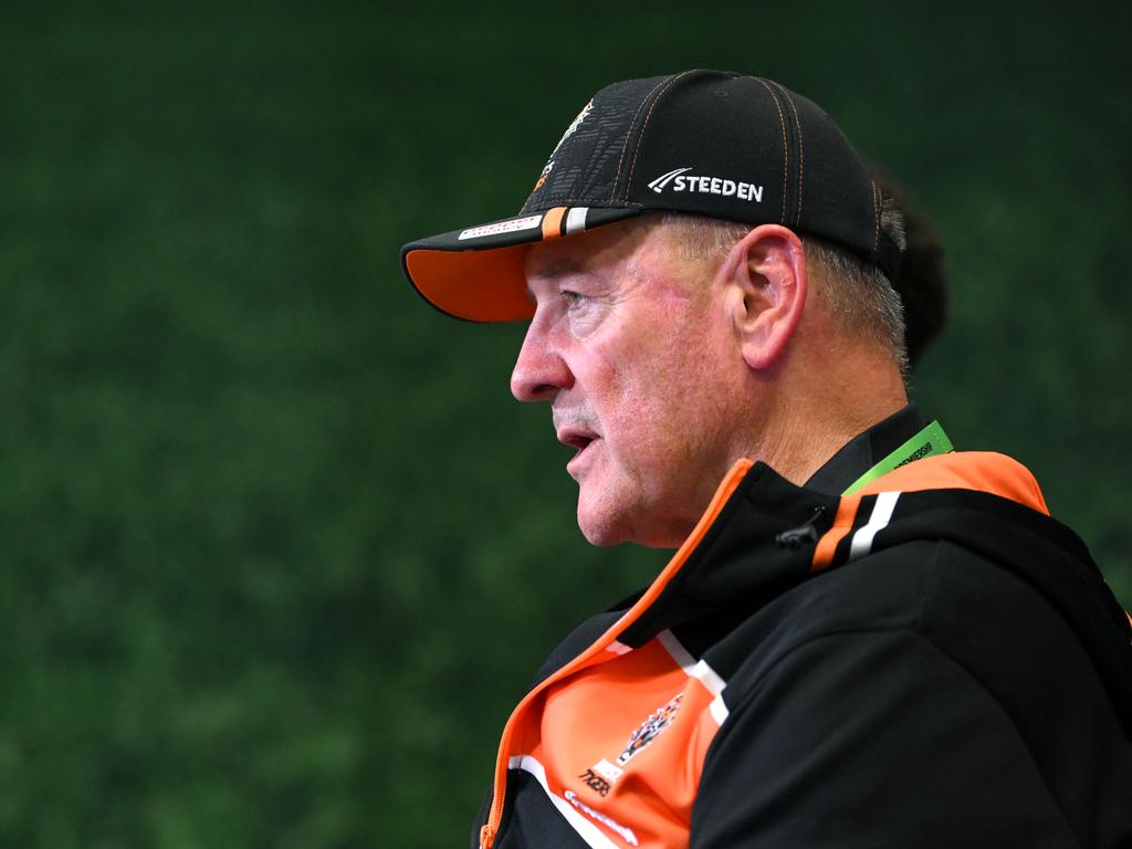 Wests Tigers have gone backwards under Tim Sheens. Picture: NRL