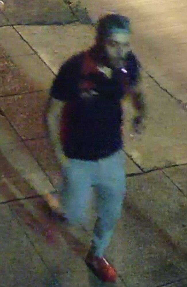 Police released CCTV footage after a man tried to sexually assault a woman.