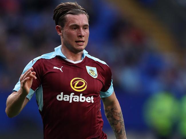 BOLTON, ENGLAND - JULY 26: Aiden O'Neill of Burnley in action during the pre-season friendly match between Bolton Wanderers and Burnley at the Macron Stadium on July 26, 2016 in Bolton, England. (Photo by Chris Brunskill/Getty Images)