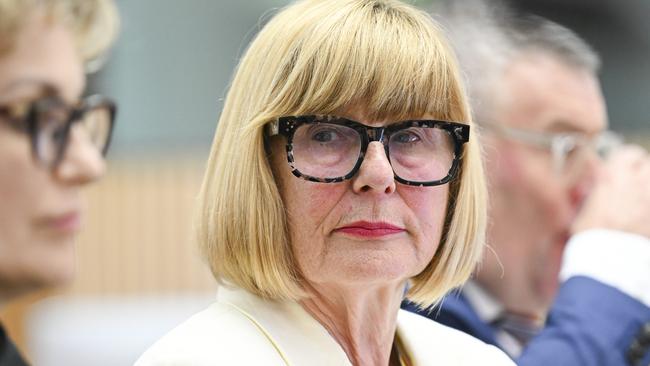 Fair Work Ombudsman, Anna Booth appears at the Employment and Workplace Relations 2024-25 Budget estimates at Parliament House in Canberra. Picture: NewsWire / Martin Ollman