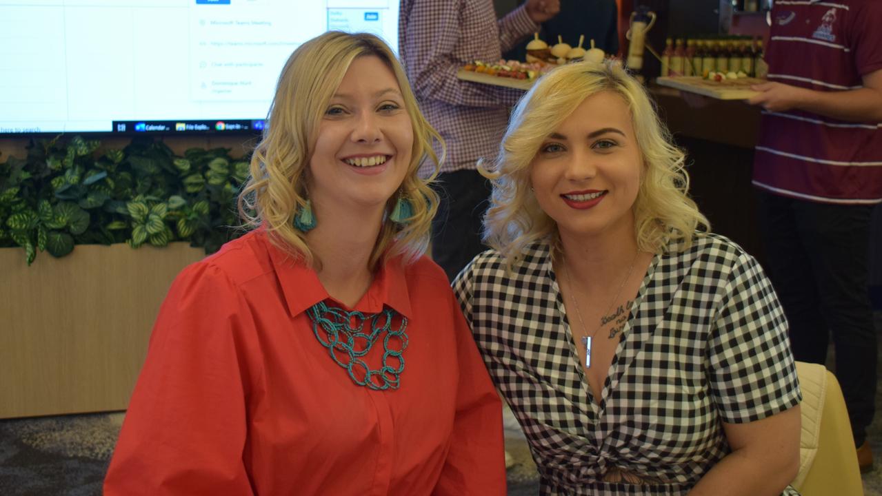 Karen Draper and Jade Halls at the Dalby Diehards Ladies Long Lunch 2022. Picture: Emily Devon.