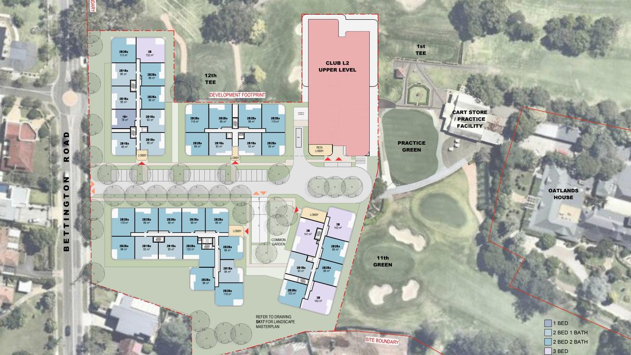 The seniors units will be built over five blocks.