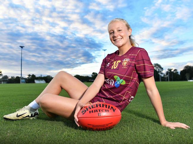 Rising Sunshine Coast Aussie rules talent Molly Ferguson. Picture: Patrick Woods.