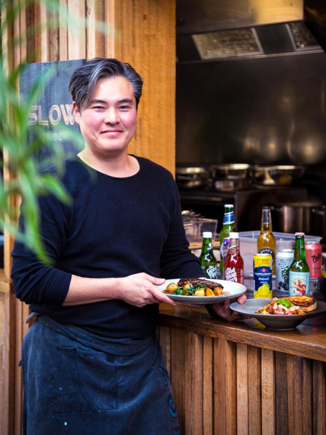 Chef DC (Dong Chul Lim) who is currently serving up a delicious winter menu of slow-cooked food and soups at In The Hanging Garden. Picture: Raef Sawford/DarkLab