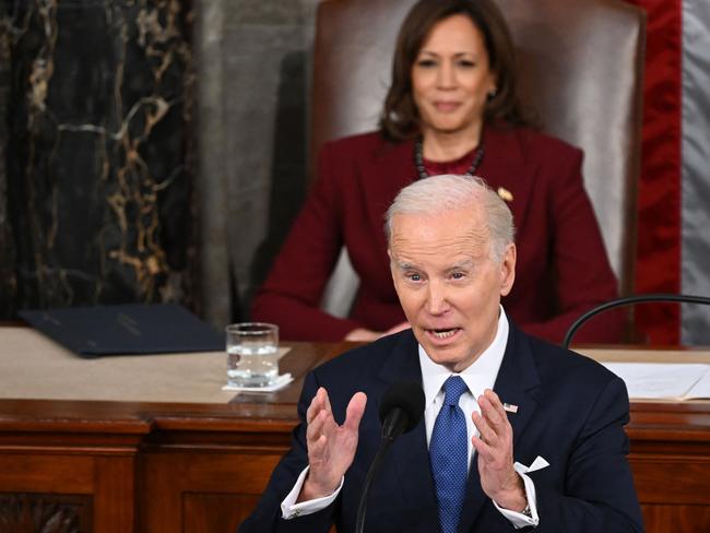 Joe Biden has urged Congress to “finish the job”. AFP