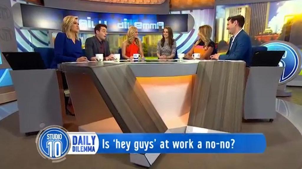 Is 'hey guys' at work a no-no?