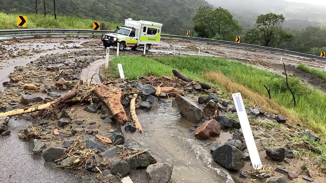 QAS captured these dramatic images of the Eungella Range, west of Mackay.