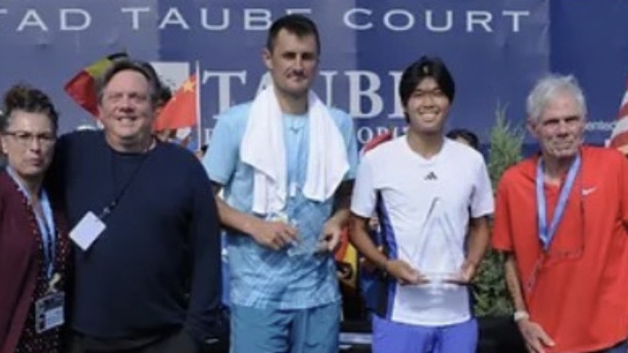 Tomic outgunned in first final in years: ‘Sorry I couldn’t keep up’