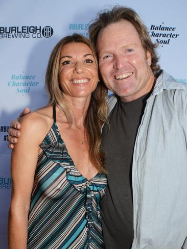 Corinne &amp; Todd Lee at opening of Burleigh Brewing new facilities, West Burleigh. Picture: Regina King