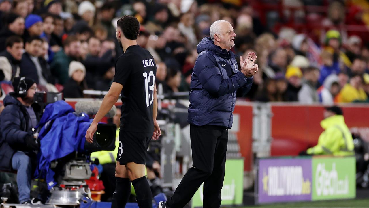 Graham Arnold’s side has reclaimed the ‘Soccer Ashes’. Picture: Getty