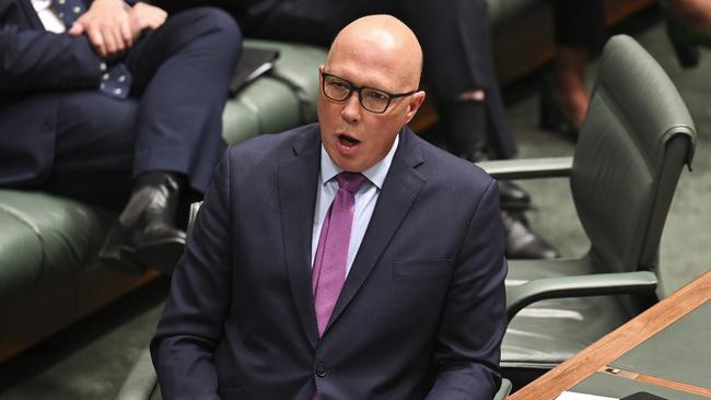 The opposition will help pass the government’s emergency measures, but it isn’t happy about it. Picture: NCA NewsWire / Martin Ollman