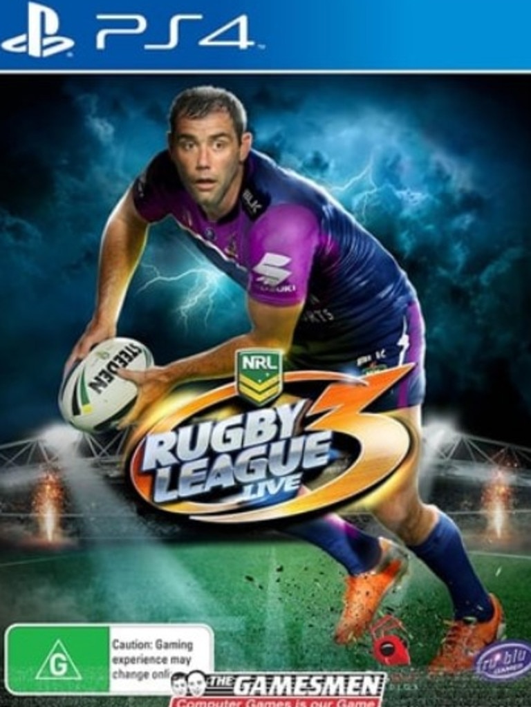 Cameron Smith on the cover of Rugby League Live 3.